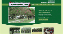 Desktop Screenshot of bearazingarvpark.com